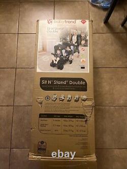 Poussette double Baby Trend SS76B51A Sit N' Stand - Stormy