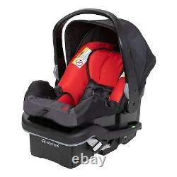 'Poussette double Baby Trend avec 2 sièges d'auto, sac à langer, combo de voyage pour nouveau-né - rouge'