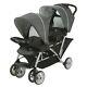 Poussette Double Graco Duoglider Click Connect En Gris Glacier Modèle 1980461