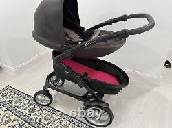 Poussette double Mima Kobi avec nacelle et siège pour enfant en bas âge