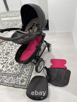 Poussette double Mima Kobi avec nacelle et siège pour enfant en bas âge