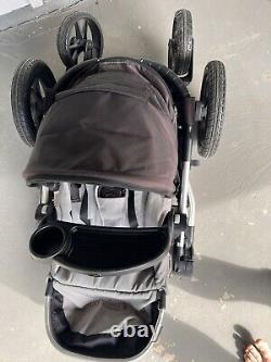 Poussette tout-terrain simple à double BABY JOGGER CITY SELECT, noir et gris