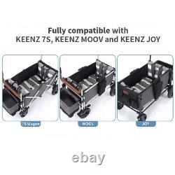 Poussette wagon pliante double face Keenz 7s avec coussin mat imperméable en coton à 100%