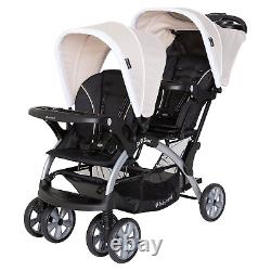 Siège N' Stand Convertible Multi-Usage Facile à Plier pour Voyager avec un Double Poussette pour Bébé et Tout-Petit.