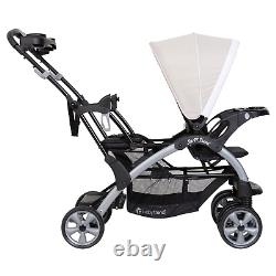 Siège N' Stand Convertible Multi-Usage Facile à Plier pour Voyager avec un Double Poussette pour Bébé et Tout-Petit.