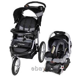 Système de voyage Baby Trend Expedition avec poussette et siège d'auto, Millennium Blanc