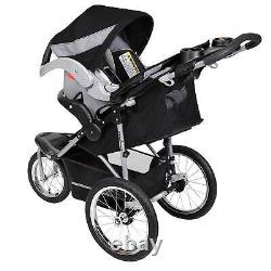 Système de voyage Baby Trend Expedition avec poussette et siège d'auto, Millennium Blanc