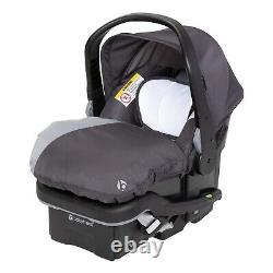 Système de voyage avec poussette double pour jumeaux nouveau-nés, avec 2 sièges d'auto et sac à langer combinés