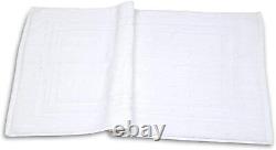 Tapis de bain Serviette de sol 22x34 pouces 100% coton Pack en vrac de 2, 60, 120 points doubles